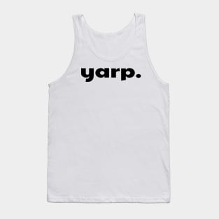 Yarp - Black Tank Top